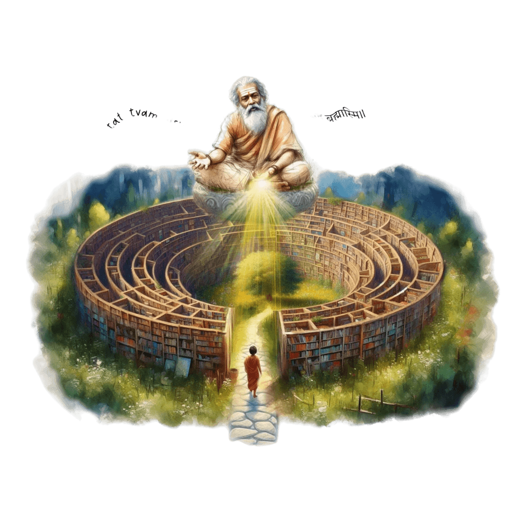 Method of reading Indian texts