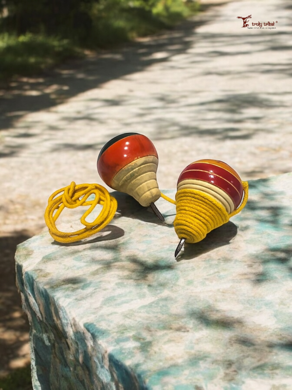 Classic Spinning Top (Lattu) - Set of 3 - Image 3